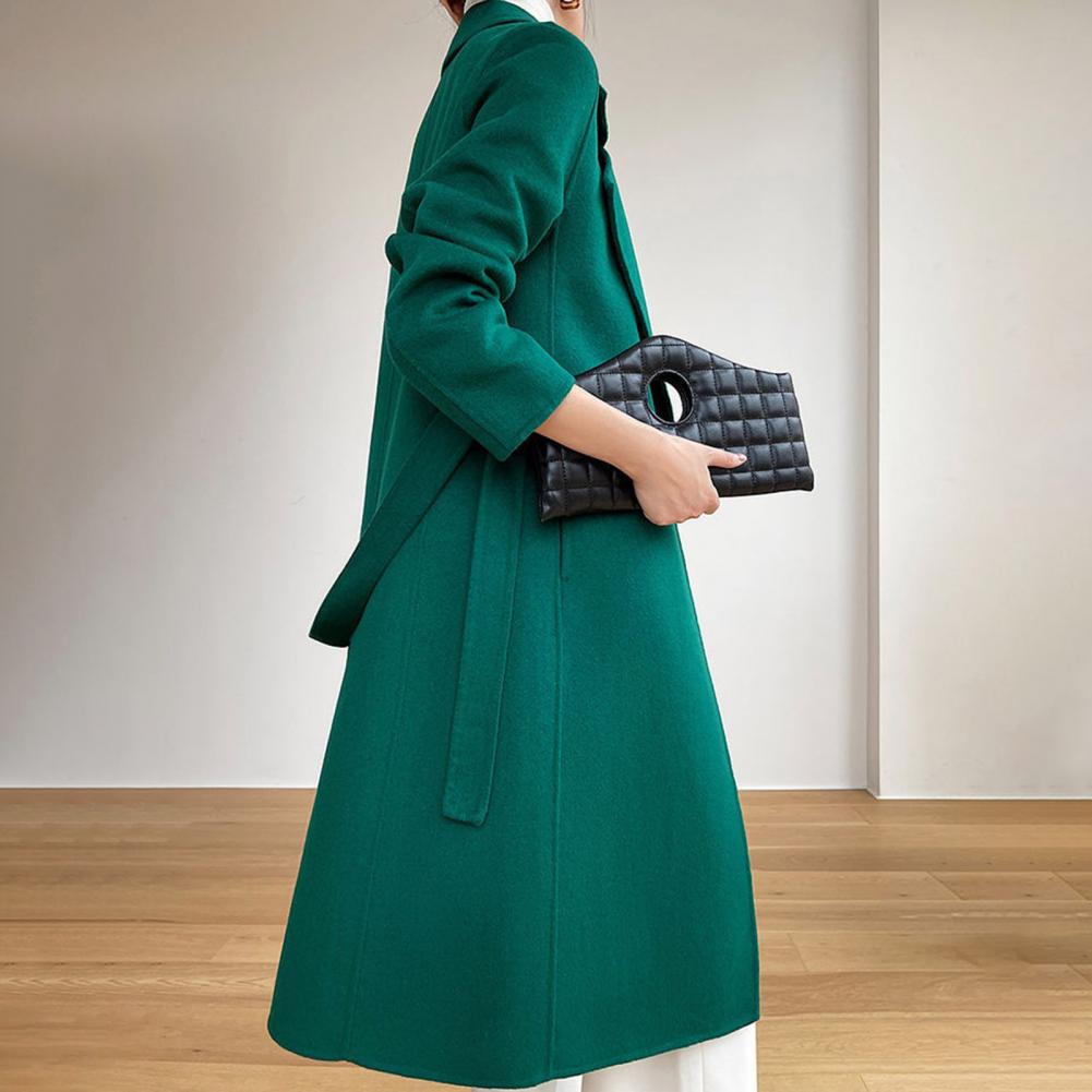 Wool Coat Peacoat - Ciepła zimowa kurtka, długi wełniany płaszcz