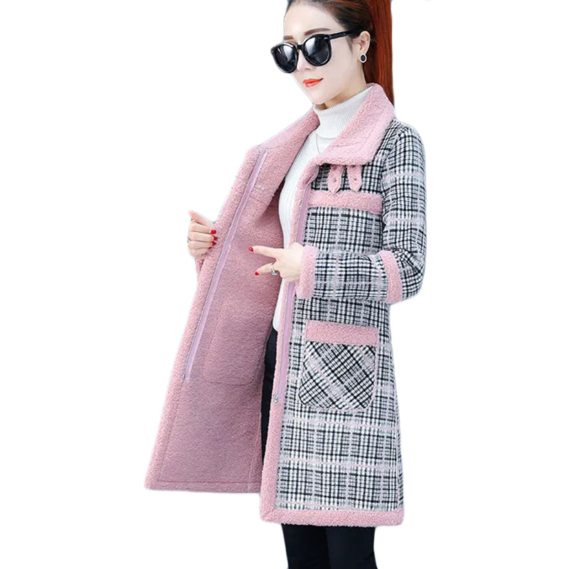 Wool Coat Peacoat - Nowa zimowa wełna jagnięca wełniany płaszcz