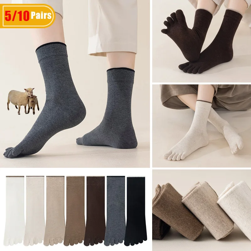 Thermal Sock Wool - 5/10 par męskich wełnianych skarpetek z