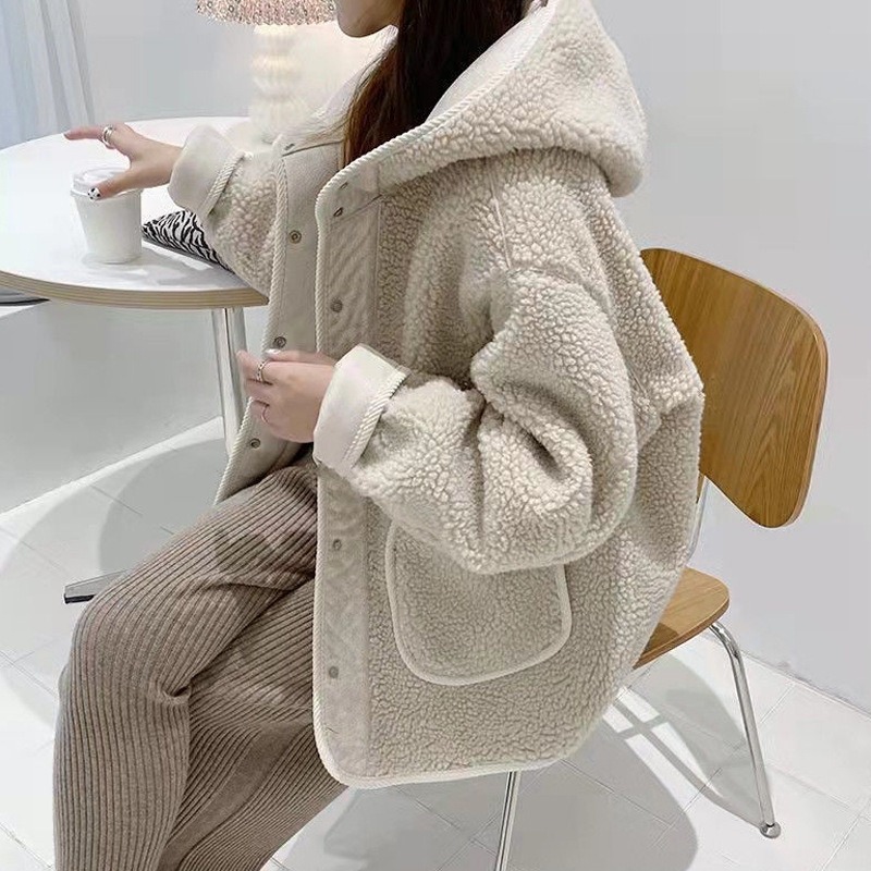 Damska kurtka z imitacji wełny – Wool Coat Peacoat recenzja i cena