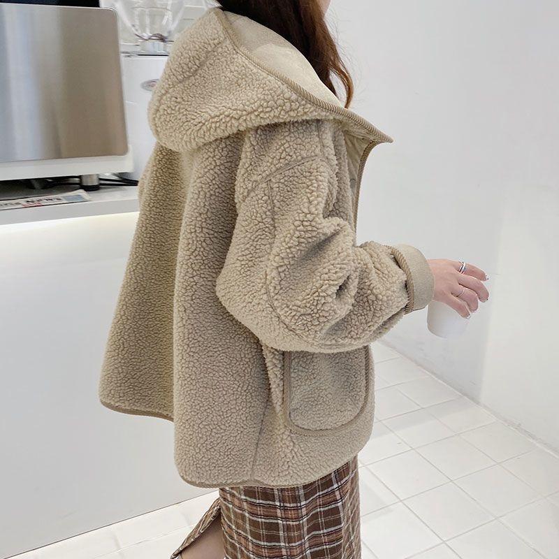 Damska kurtka z imitacji wełny – Wool Coat Peacoat recenzja i cena
