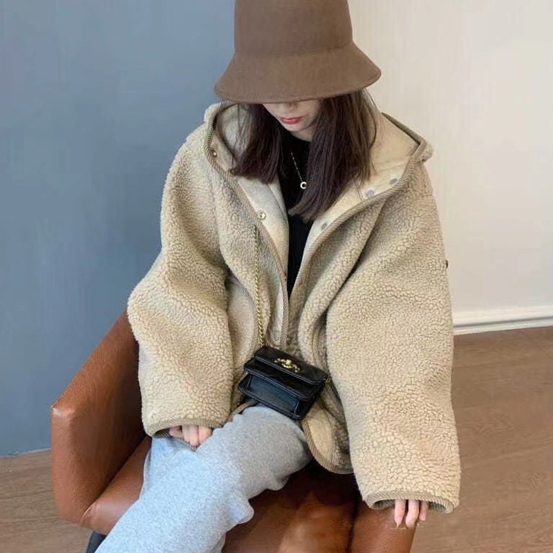 Damska kurtka z imitacji wełny – Wool Coat Peacoat recenzja i cena