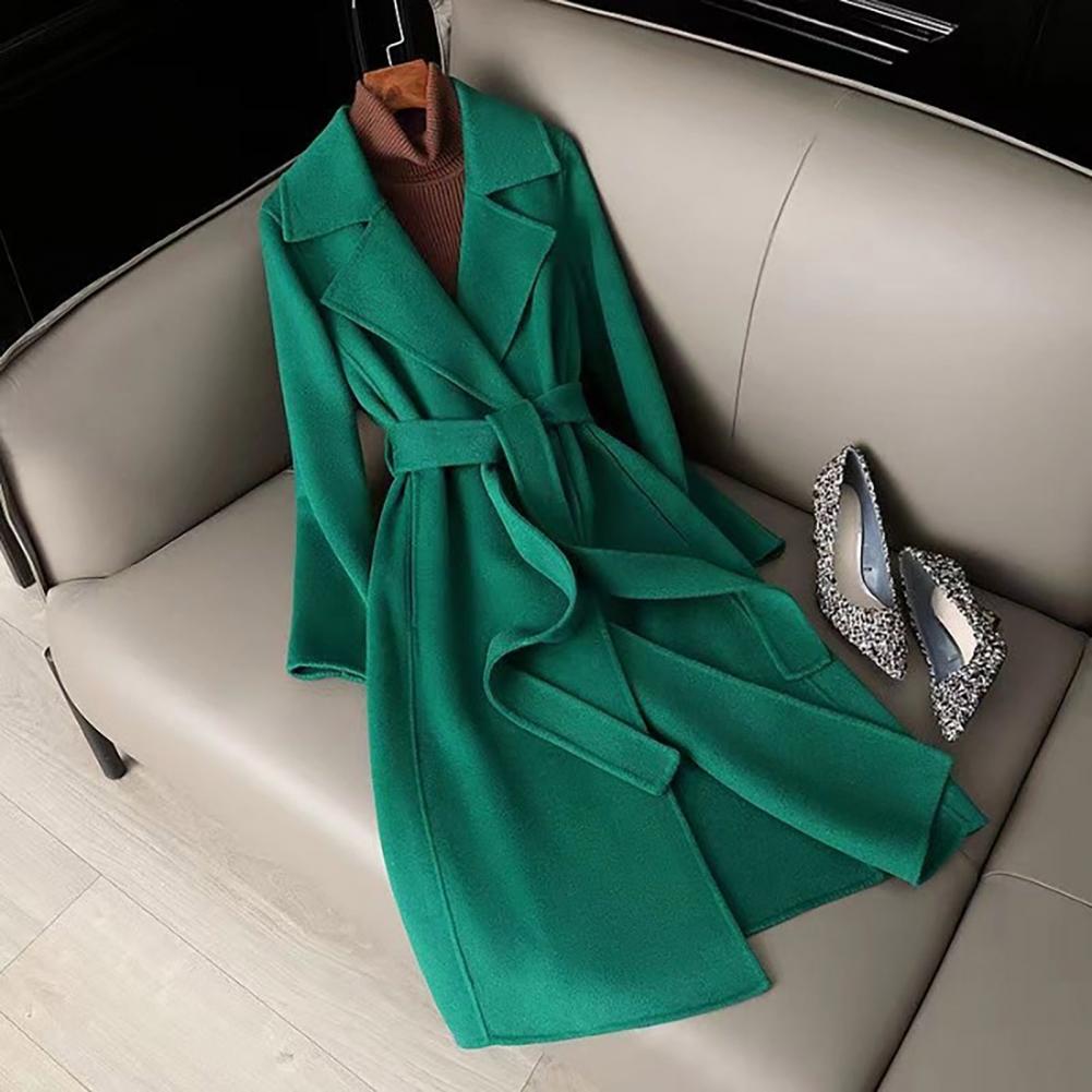 Ciepła zimowa kurtka, długi we – Wool Coat Peacoat recenzja i cena