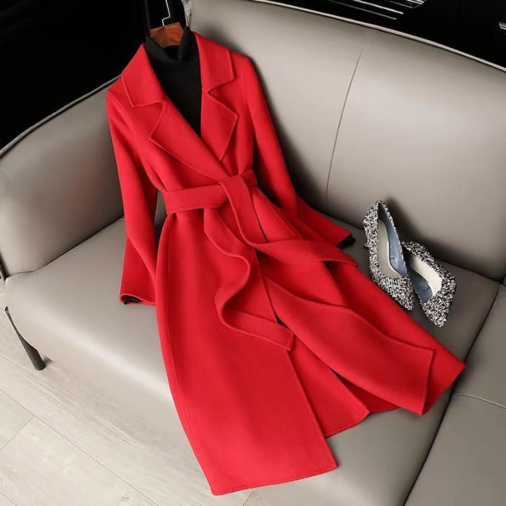 Ciepła zimowa kurtka, długi we – Wool Coat Peacoat recenzja i cena