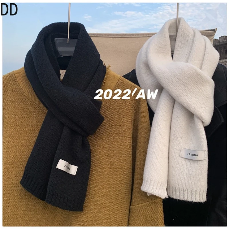 Prosty szykowny solidny miękki – Wool Scarf Men recenzja i cena