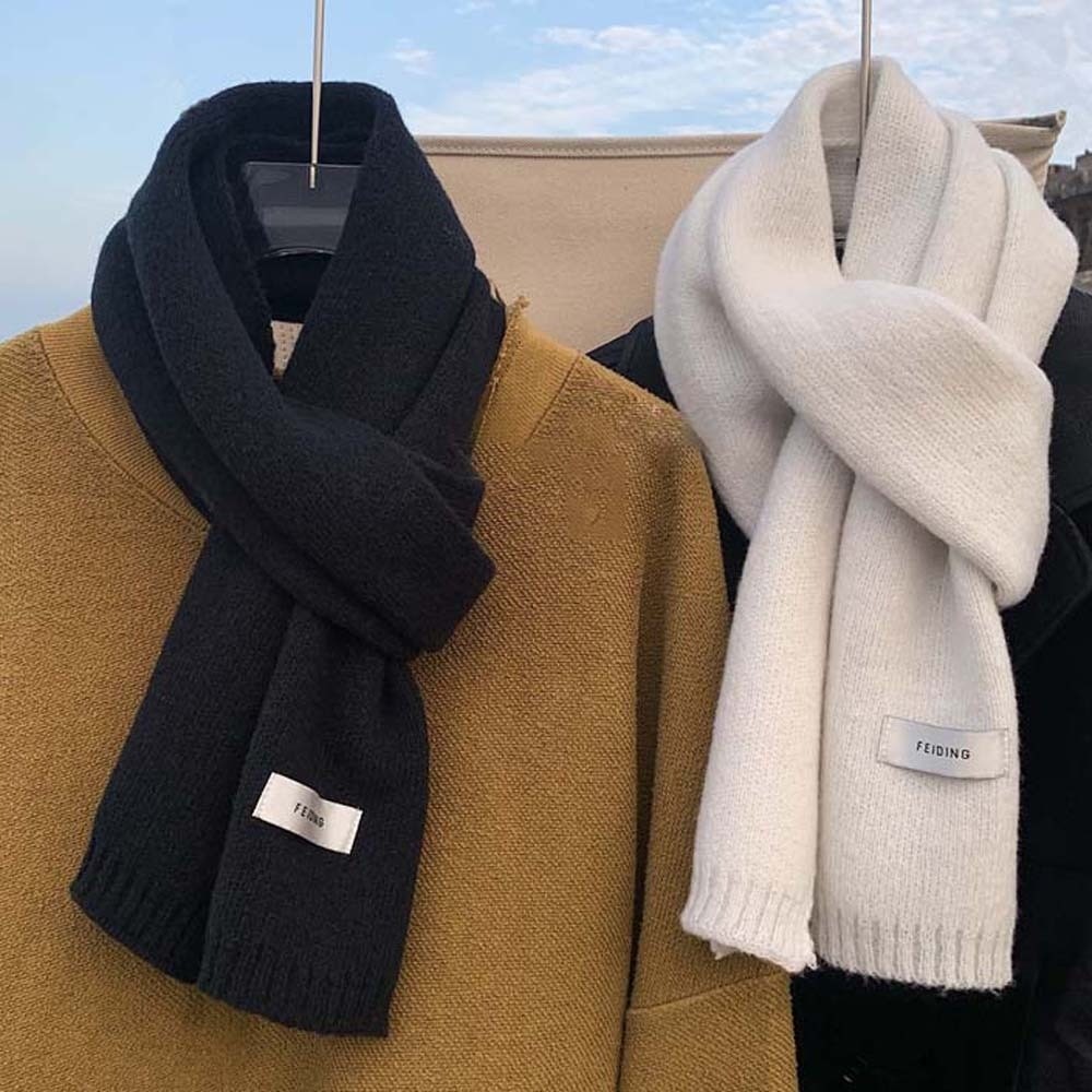 Szal Jednolity Kolor Dla Pary  – Wool Scarf Men recenzja i cena