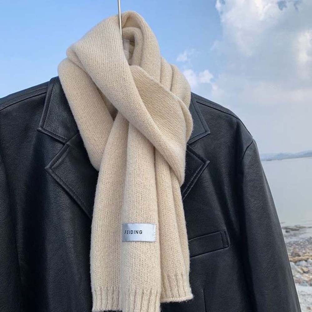 Szal Jednolity Kolor Dla Pary  – Wool Scarf Men recenzja i cena