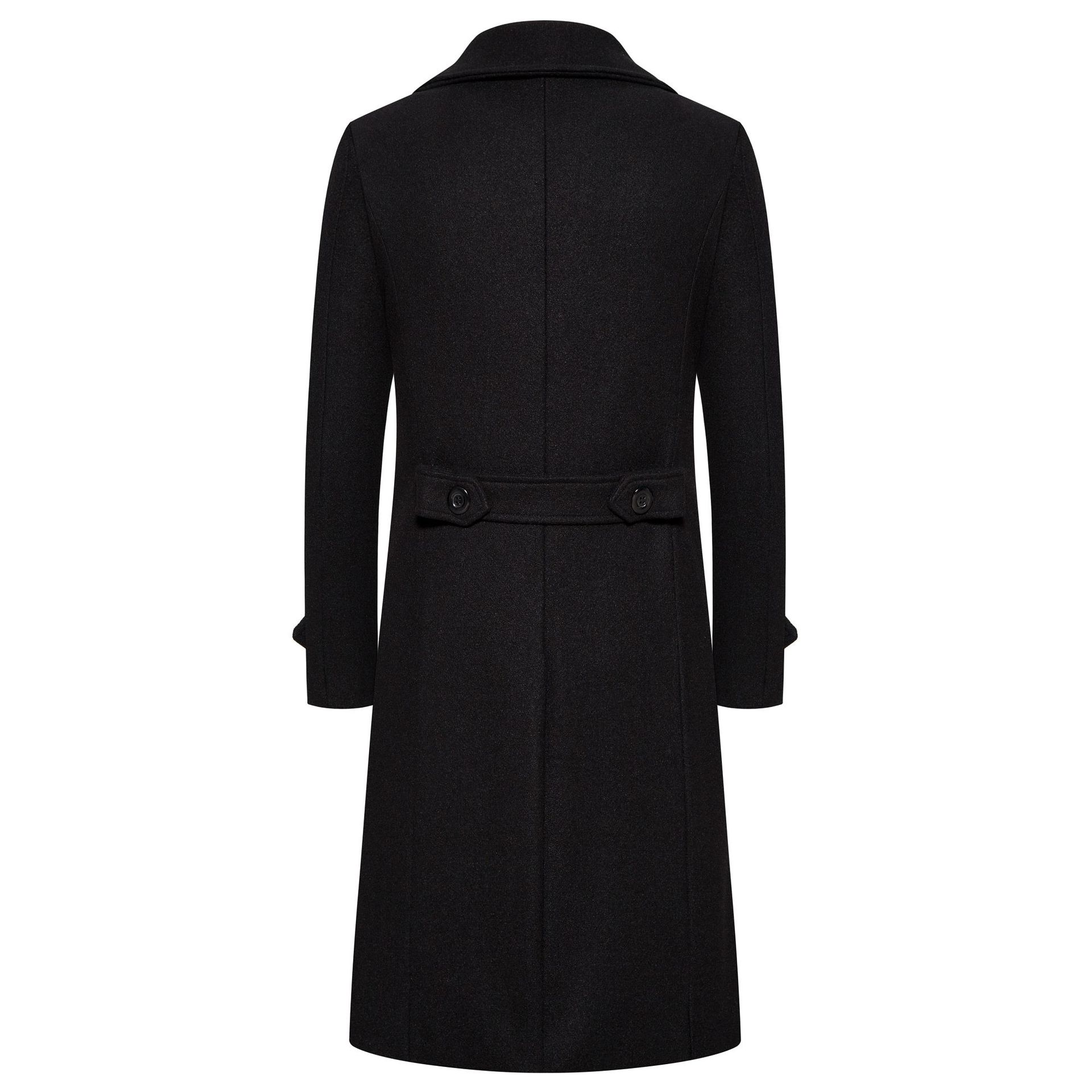 Wiosenne długie wełniane płasz – Wool Coat Peacoat recenzja i cena
